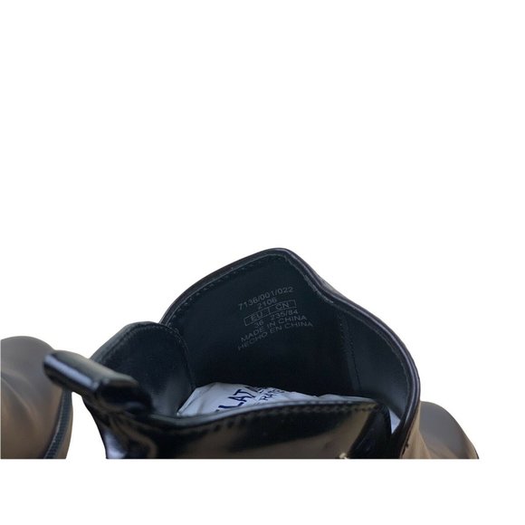 ZARA Trafaluc Black Leather Zip Pointed Toe Fashion Boots Women Size 36 EUR US 6 - Picture 12 of 12